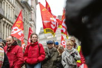 La CGT, la CFDT et FO main dans la main pour demander des augmentations de salaire.