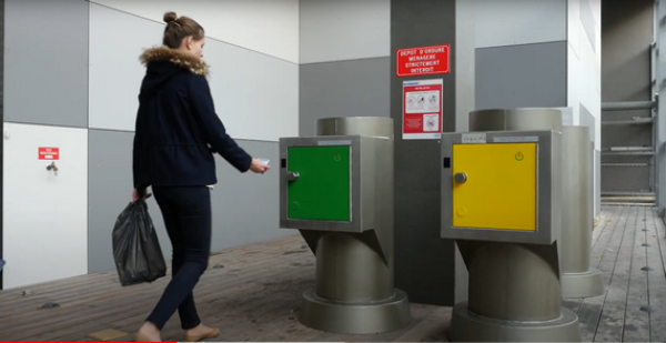 Paris collecte pneumatique des déchets ménagers